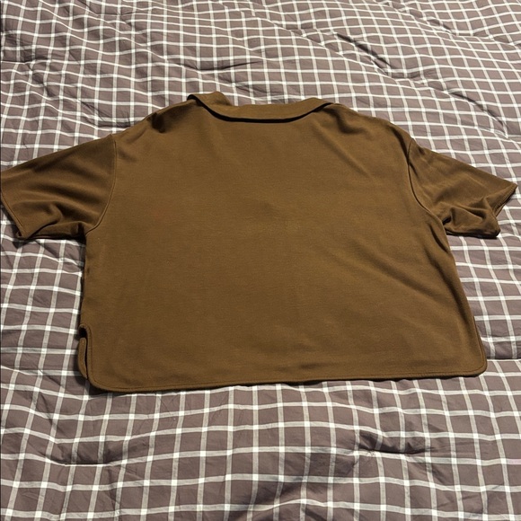 THEORY cropped jersey polo - Picture 6 of 9